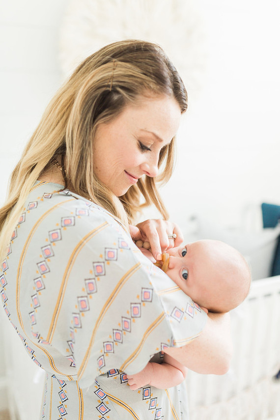 Modern white boy's nursery