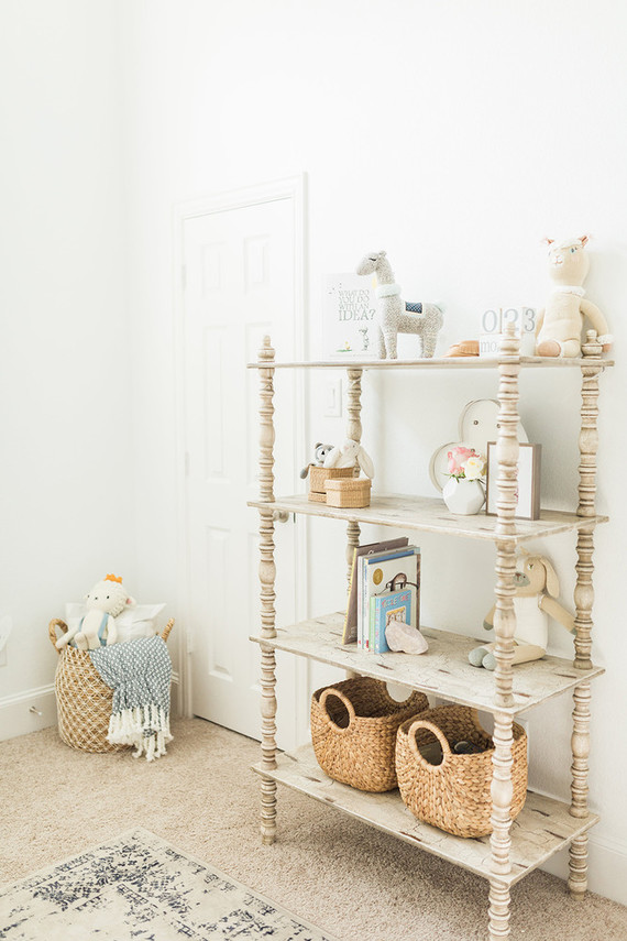 Modern white boy's nursery