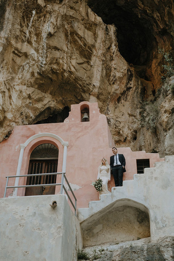 intimate Amalfi Coast elopement in Furore