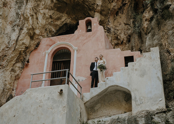 intimate Amalfi Coast elopement in Furore