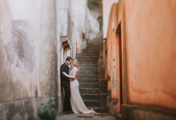 intimate Amalfi Coast elopement in Furore