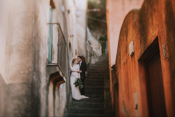intimate Amalfi Coast elopement in Furore