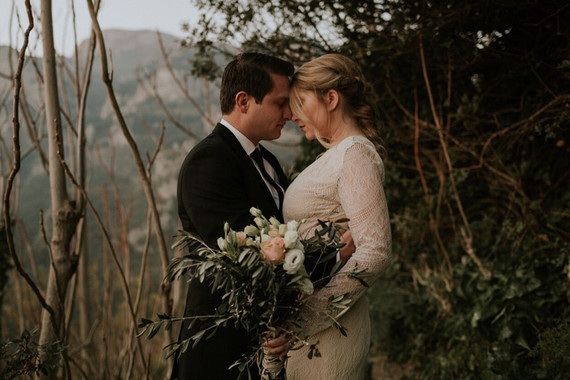 intimate Amalfi Coast elopement in Furore
