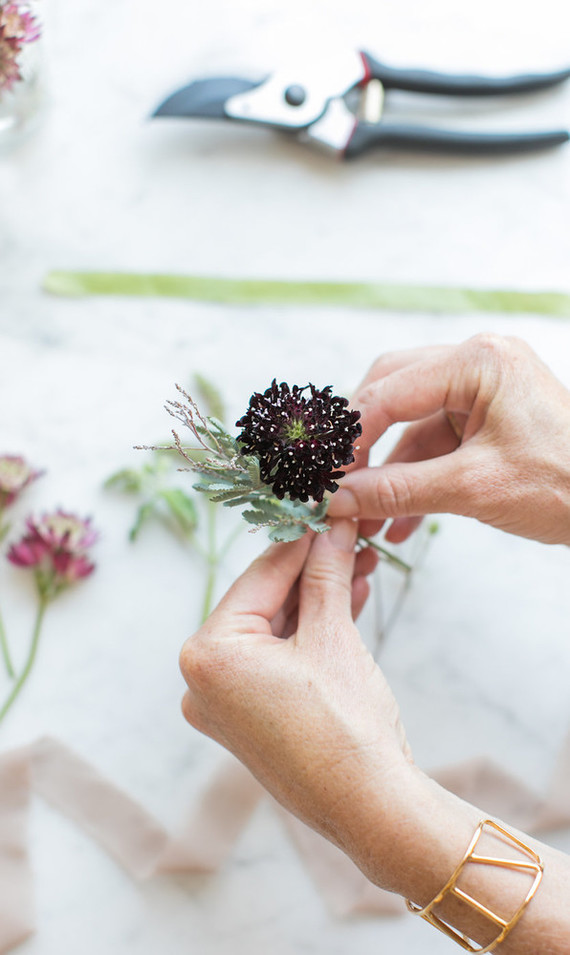 DIY Fall boutonnière