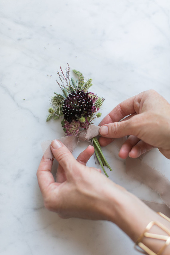 DIY Fall boutonniÃ¨re Inspiration