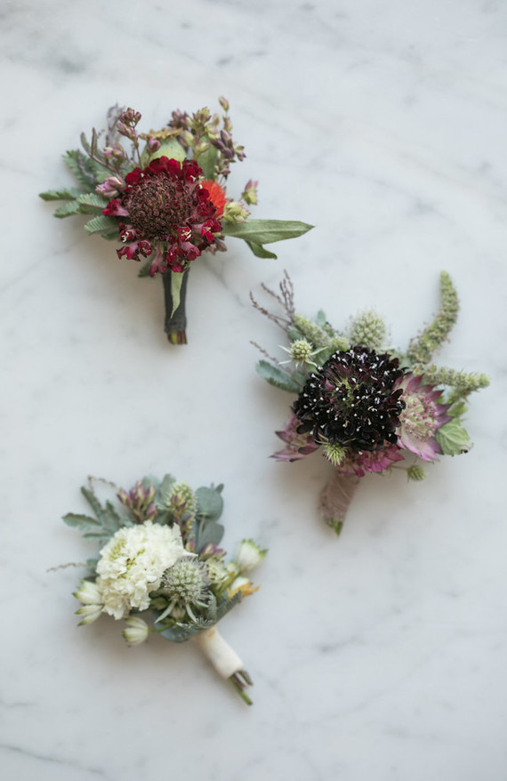DIY Fall boutonniÃ¨re Inspiration