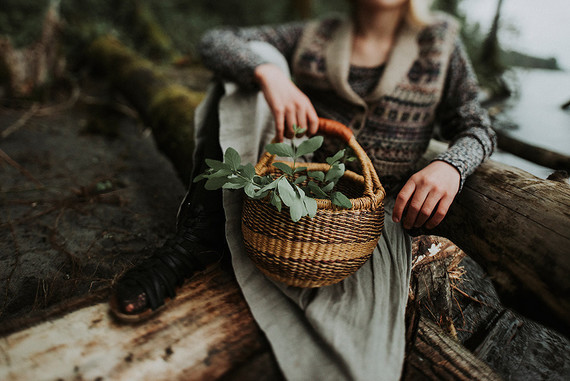 Wooded family photos in Portland