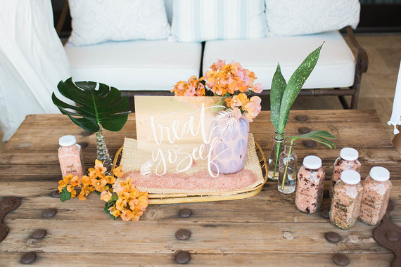 Pool party baby shower