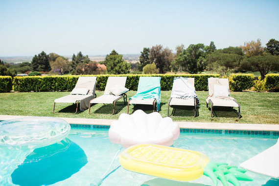 Pool party baby shower