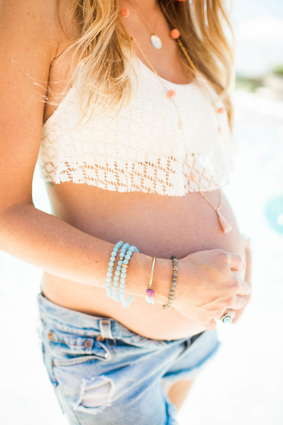 Pool party baby shower