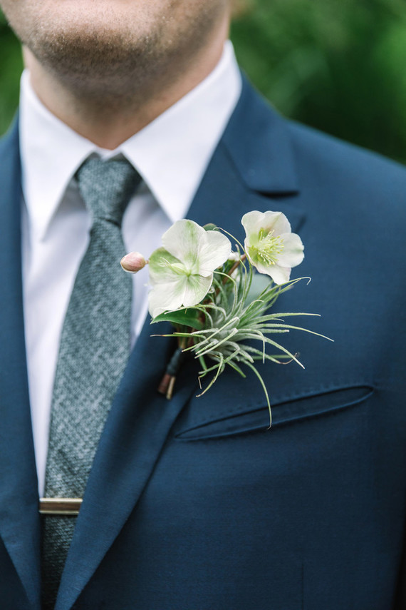 blue groom's suit