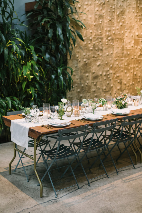 Modern DTLA wedding at the Millwick