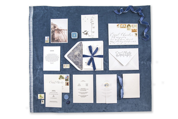 Big sur wedding invites