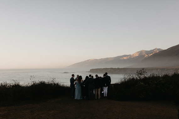 Intimate Big Sur wedding