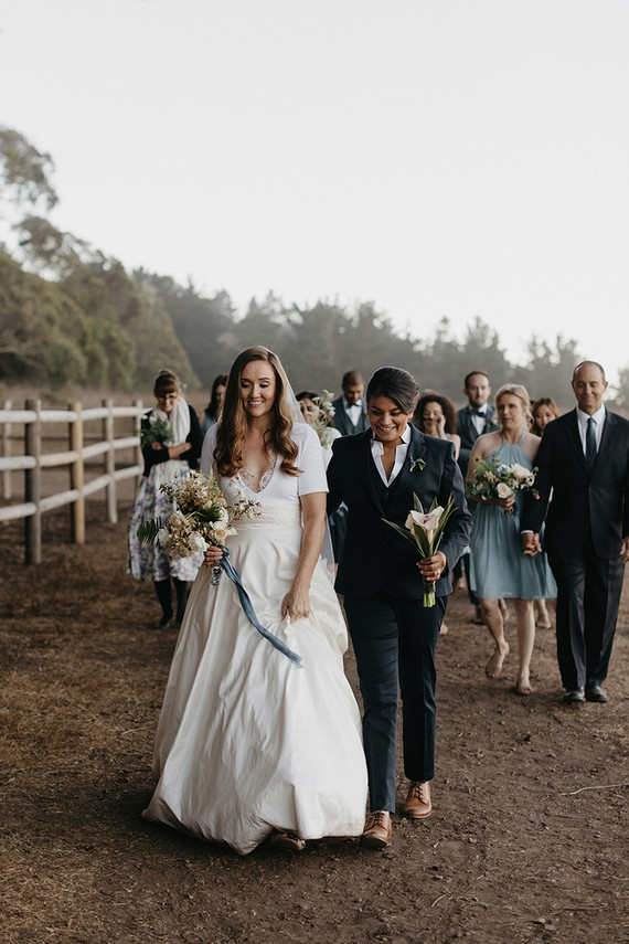 Big Sur Wedding parade