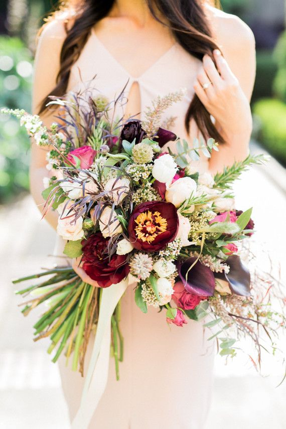 Gorgeous tree peony bouquet