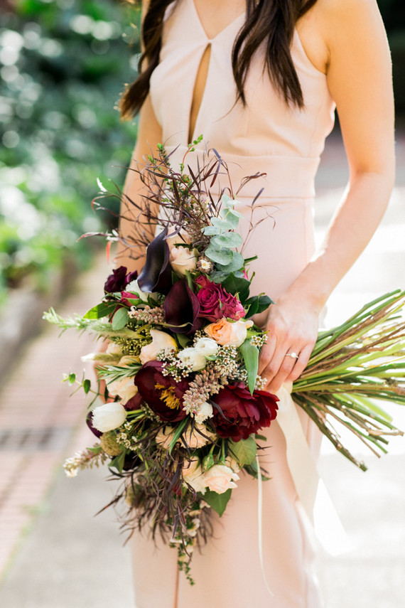 Gorgeous tree peony bouquet