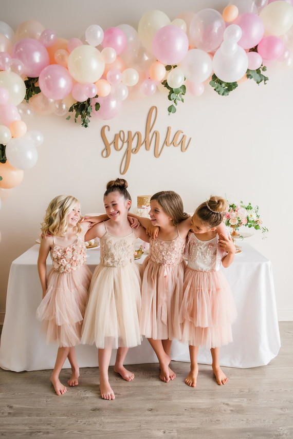 pink and gold ballet-inspired birthday party