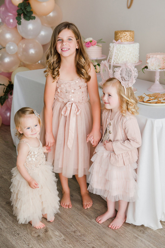 pink and gold ballet-inspired birthday party