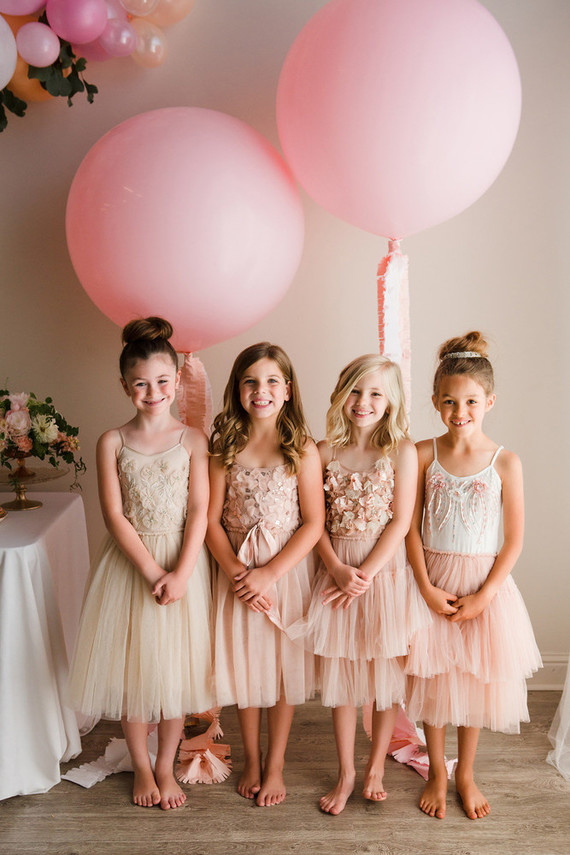 pink and gold ballet-inspired birthday party