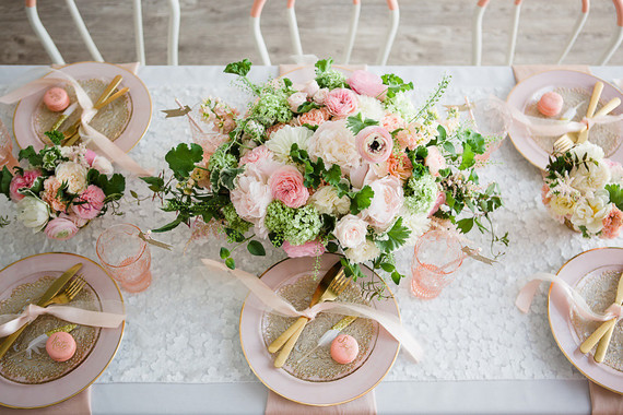 pink and gold ballet-inspired birthday party