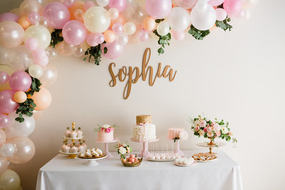 pink and gold ballet-inspired birthday party