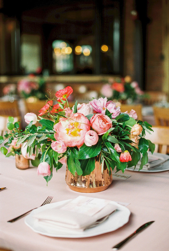 peony-inspired baby shower