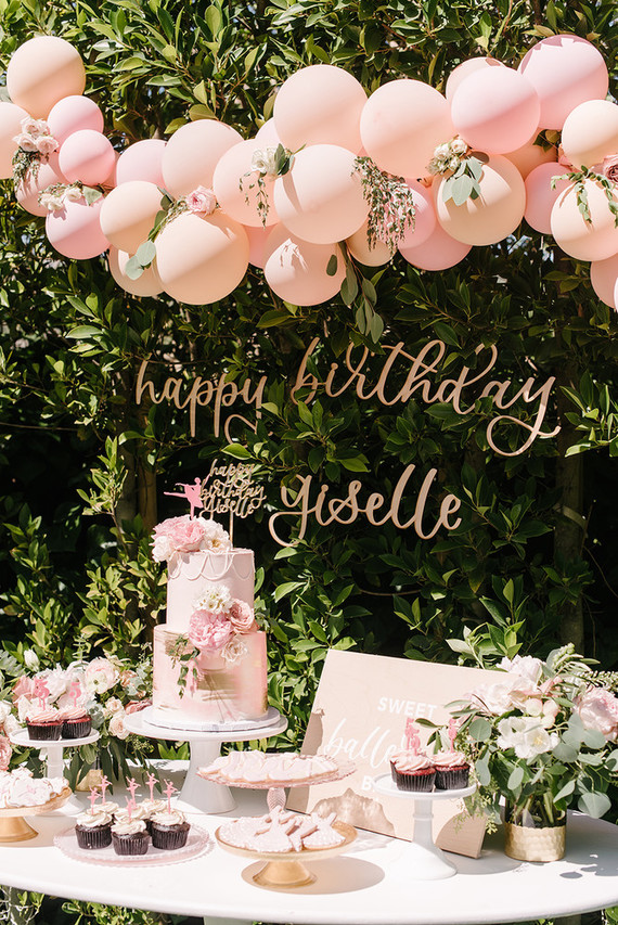 Ballerina 5th birthday Inspiration