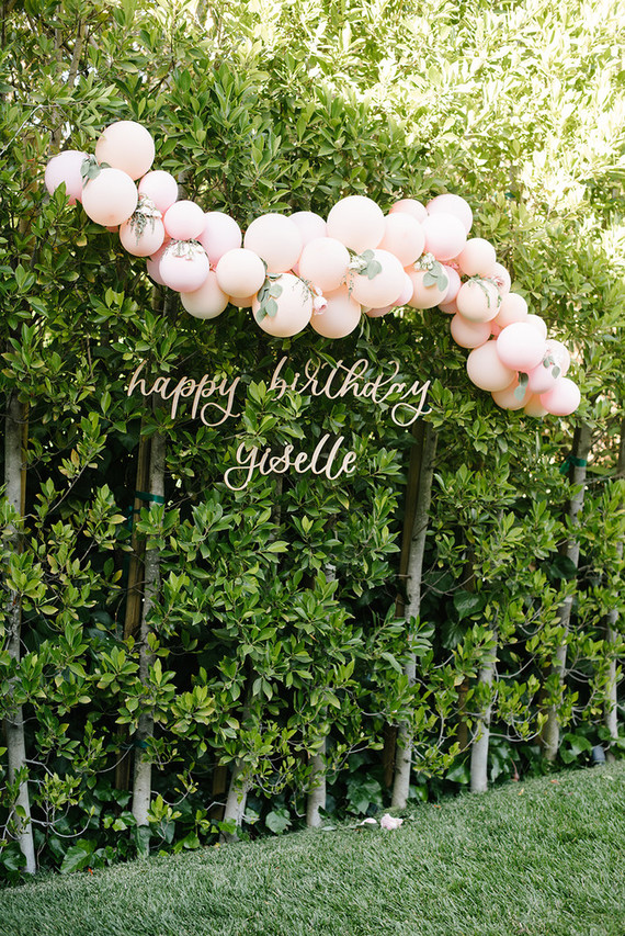 Balloon backdrop