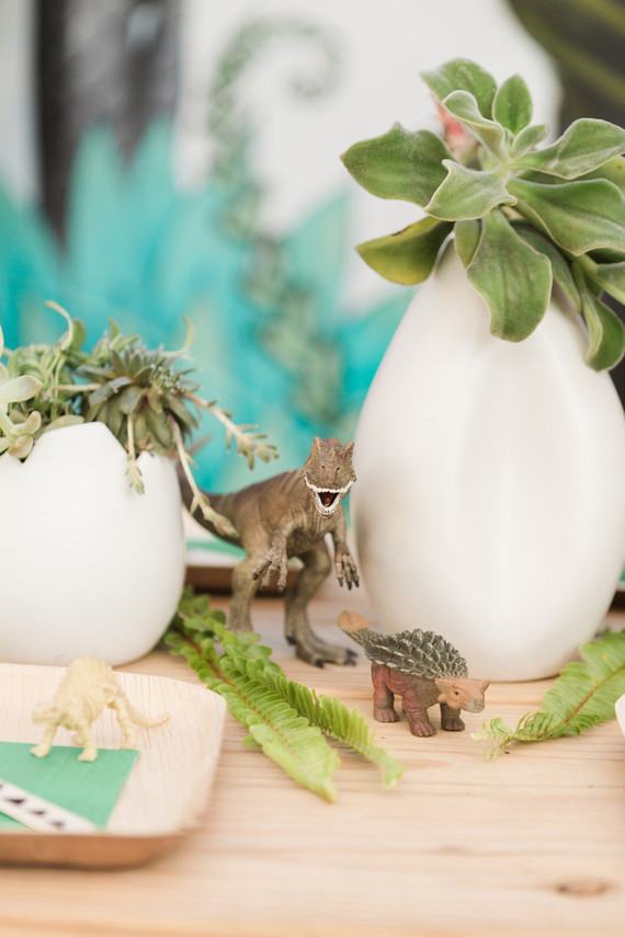 Modern prehistoric dinosaur 4th birthday Inspiration