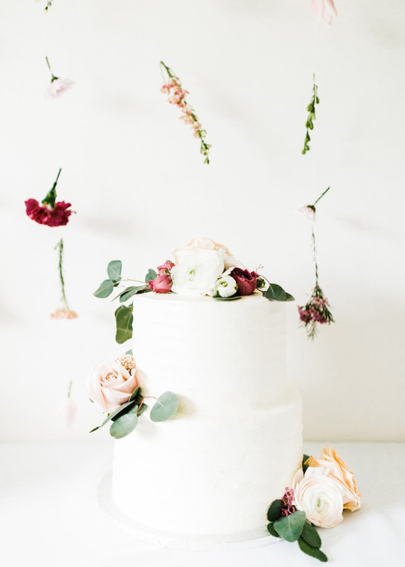 Edible flower 1st birthday party Inspiration
