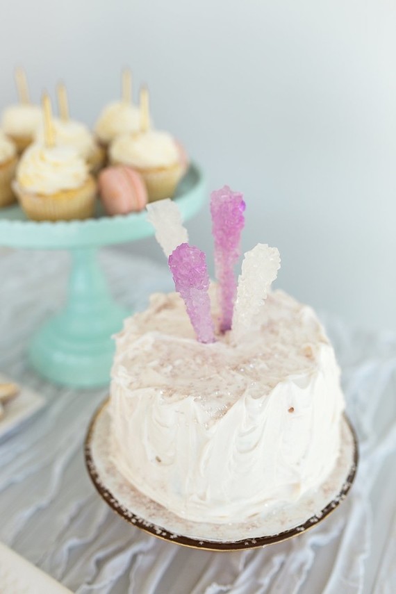 Rock candy cake