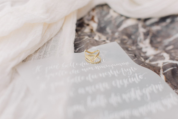 Seaside inspired wedding invitations