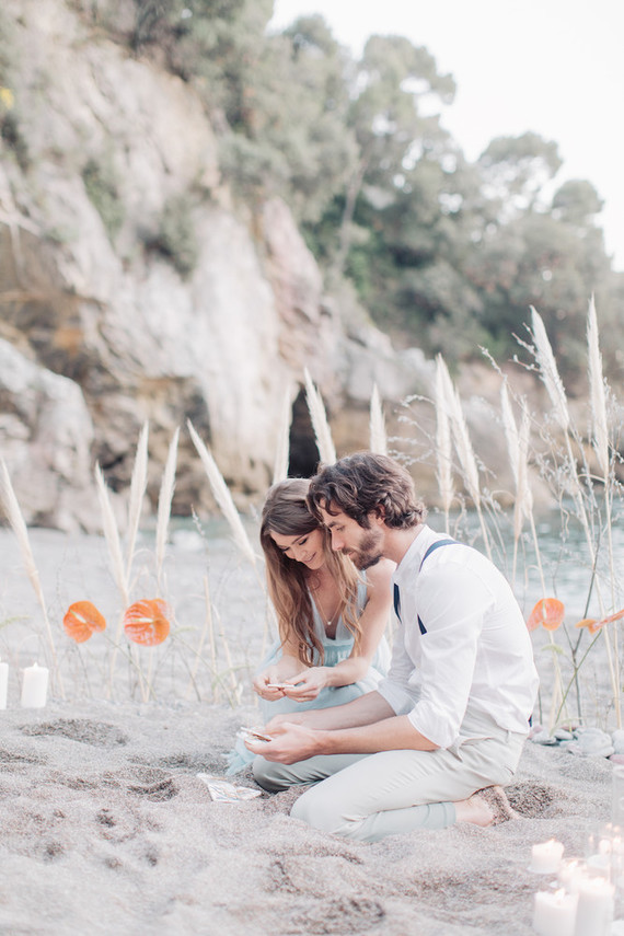 unique beach wedding ceremony decor Inspiration