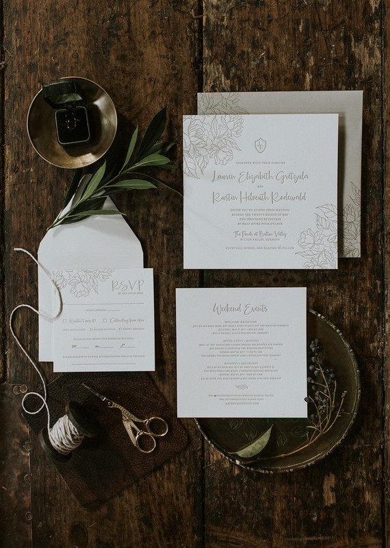 Dark, rustic fall wedding ideas