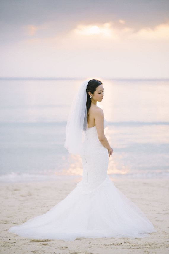 pink watercolor-inspired beach wedding in Phuket, Thailand