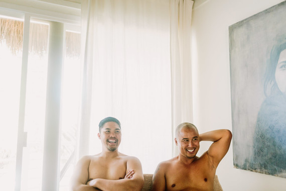 rustic tropical all white wedding in Tulum