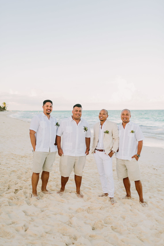 rustic tropical all white wedding in Tulum