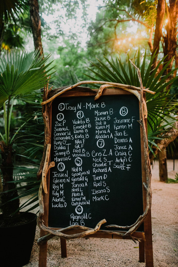 rustic tropical all white wedding in Tulum