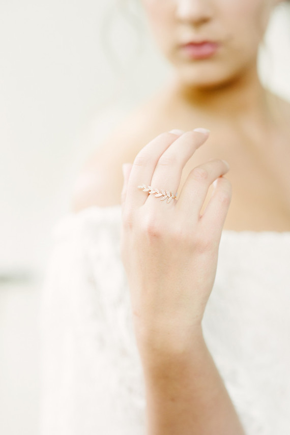 leafy gold ring Inspiration