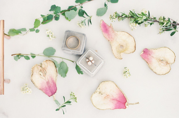 gold leaf pears Inspiration