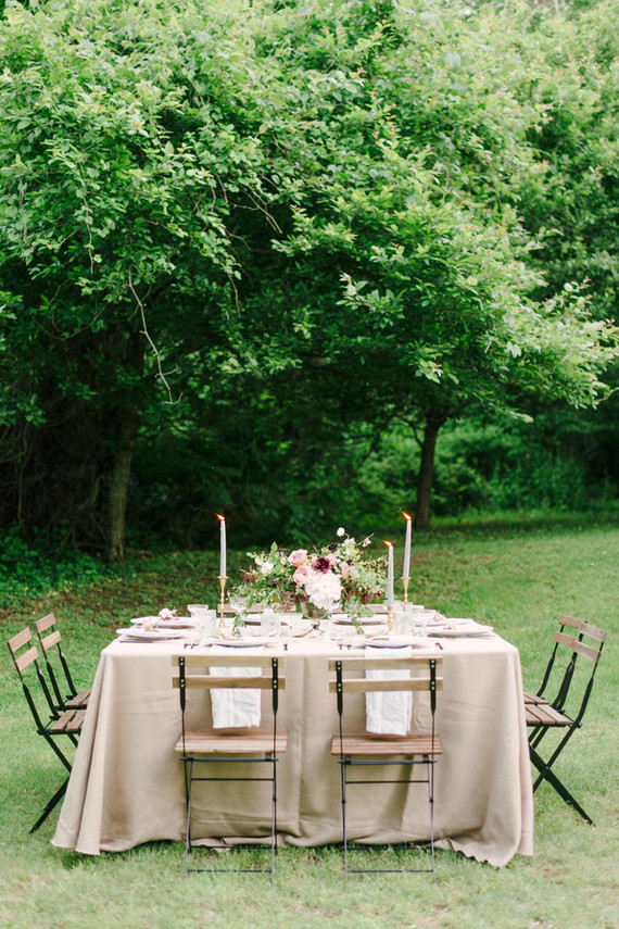 outdoor wedding tablescape Inspiration