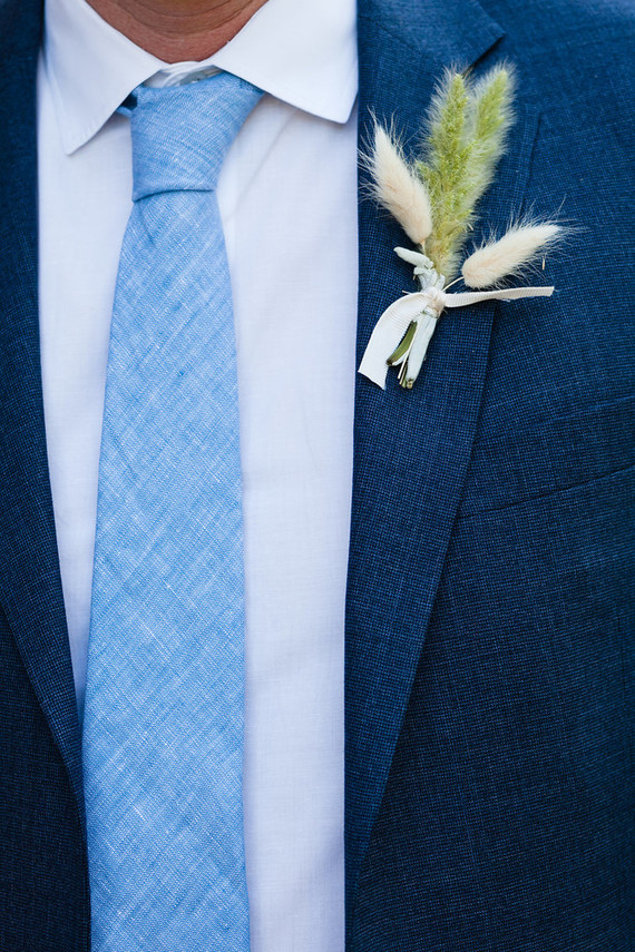 blue groom's suit