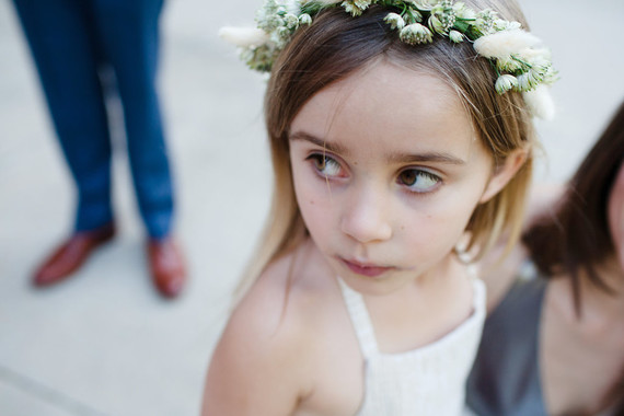 flower girl flower crown