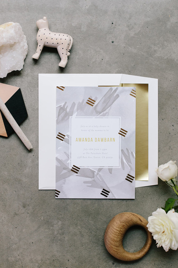 baby shower invites by Minted