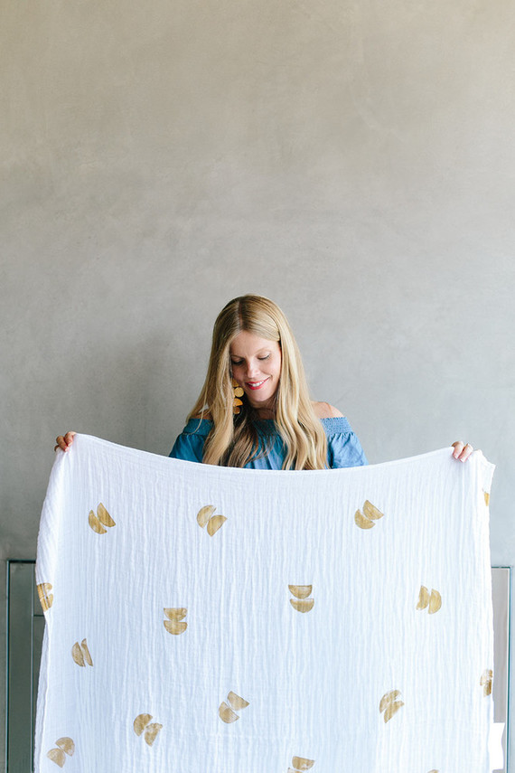DIY swaddle stamping