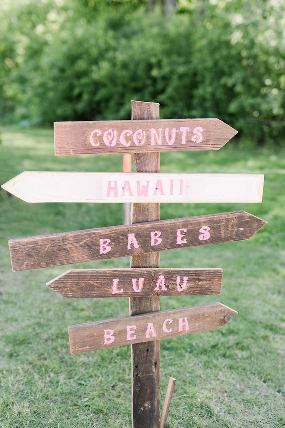 Tropical bridal shower