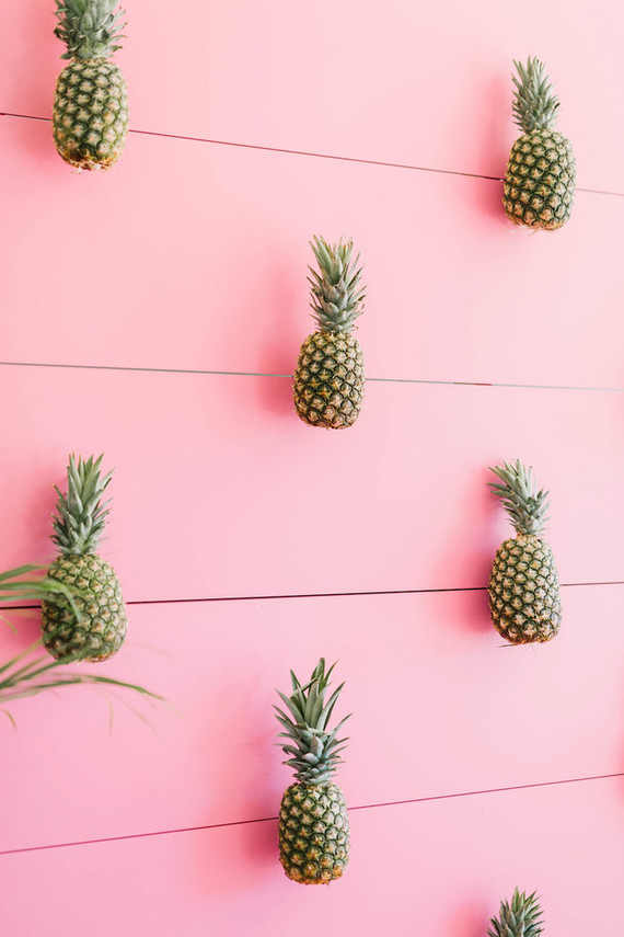 Pineapple backdrop for bridal shower