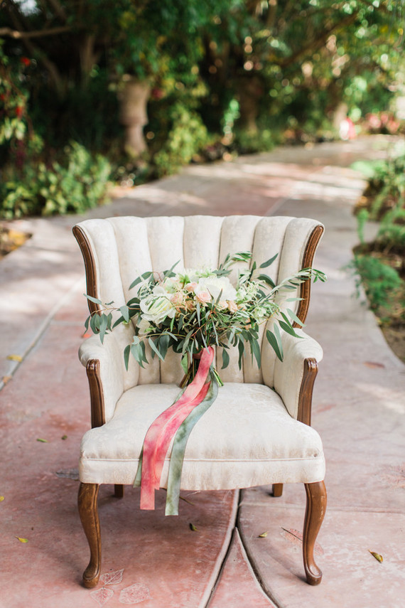 garden inspired bridal bouquet