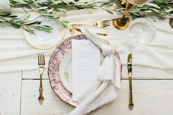 elegant place setting